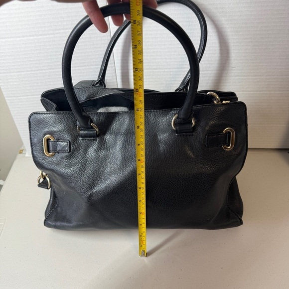 Michael Kors Black Hamilton Crossbody Hobo Bag - Picture 6 of 16